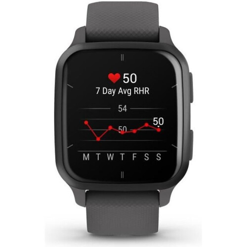 Garmin Smartwatch GARMIN Venu Sq 2 cinza com pulseira preta
