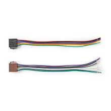 ISO-Adapterkabel | ISO-Kompatibilität: Standard | 0,15 m | Rund | PVC | Gehäuse