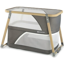 Lit bébé 4 en 1 SOFI - KINDERKRAFT - Grau - Aluminium - Verstellbare Matratze - Leicht