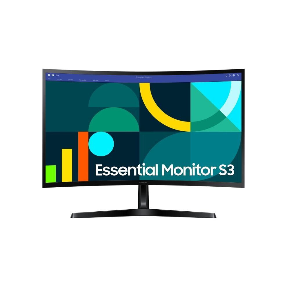 Samsung Curved Pc Monitor - 27" - Fhd - 100Hz - Va Panel - 4Ms - Ls27d366gauxen