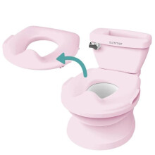 INGENUITY Mini Toilette bambina con Riduttore per toilette inclusa, Scarico musicale