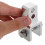 6pcs replaceable carbon steel alpenstock rod tips silver 4