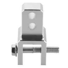 6pcs replaceable carbon steel alpenstock rod tips silver