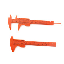 5 szt. 8 cm plastikowa kieszonkowa linijka metryczna (pomarańczowa)