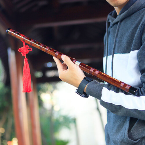 flauta de bambu com protetor de membrana grátis - instrumento chinês 1