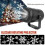 (EU Plug) Warm Snow Light Christmas Outdoor Waterproof Led Mobile Laser Projection Light 1