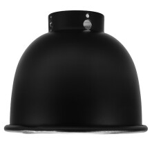 Reptile Enclosure Lamp Cover Black Metal 1pcs