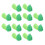 50pcs Green Leaf Push Pins for Cork Board Map Memo Notes 11