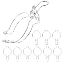 10pcs Stainless Steel Jar Sealing Buckle for Glass Jars Storage