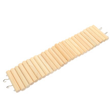 Khaki Wooden Hamster Ladder and Guinea Pig Hideout Toy Fence