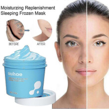 OUHOE Hydrating Sleeping Jelly Mask, Tender Skin, Brighten Pores, Refreshing and Moisturizin