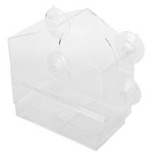 Transparente Acryl Outdoor Vogel Feeder Fütterung