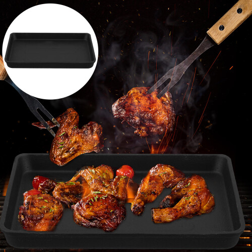Placa Multifuncional Para Churrasco Portátil De Ferro 1