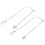 2PCS Haustier Huhn Edelstahl Obst Gemüse Mais 2