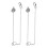 2PCS Haustier Huhn Edelstahl Obst Gemüse Mais 5