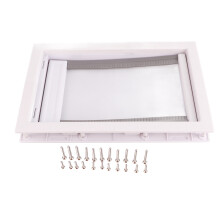 Haustiertür aus Kunststoff, PVC, Magnet,
