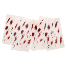 6 tijdelijke littekenstickers voor halloween, vampierkostuum en feest