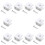 10Pcs Floating Glass Shelf Bracket Connector Holder 1