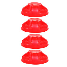 4Szt Czerwone Plastikowe Pokrywy Ochronne Alarmu Przeciwpożarowego