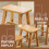 Sgabello Basso Antiscivolo In Bamboo Per Bambini 10