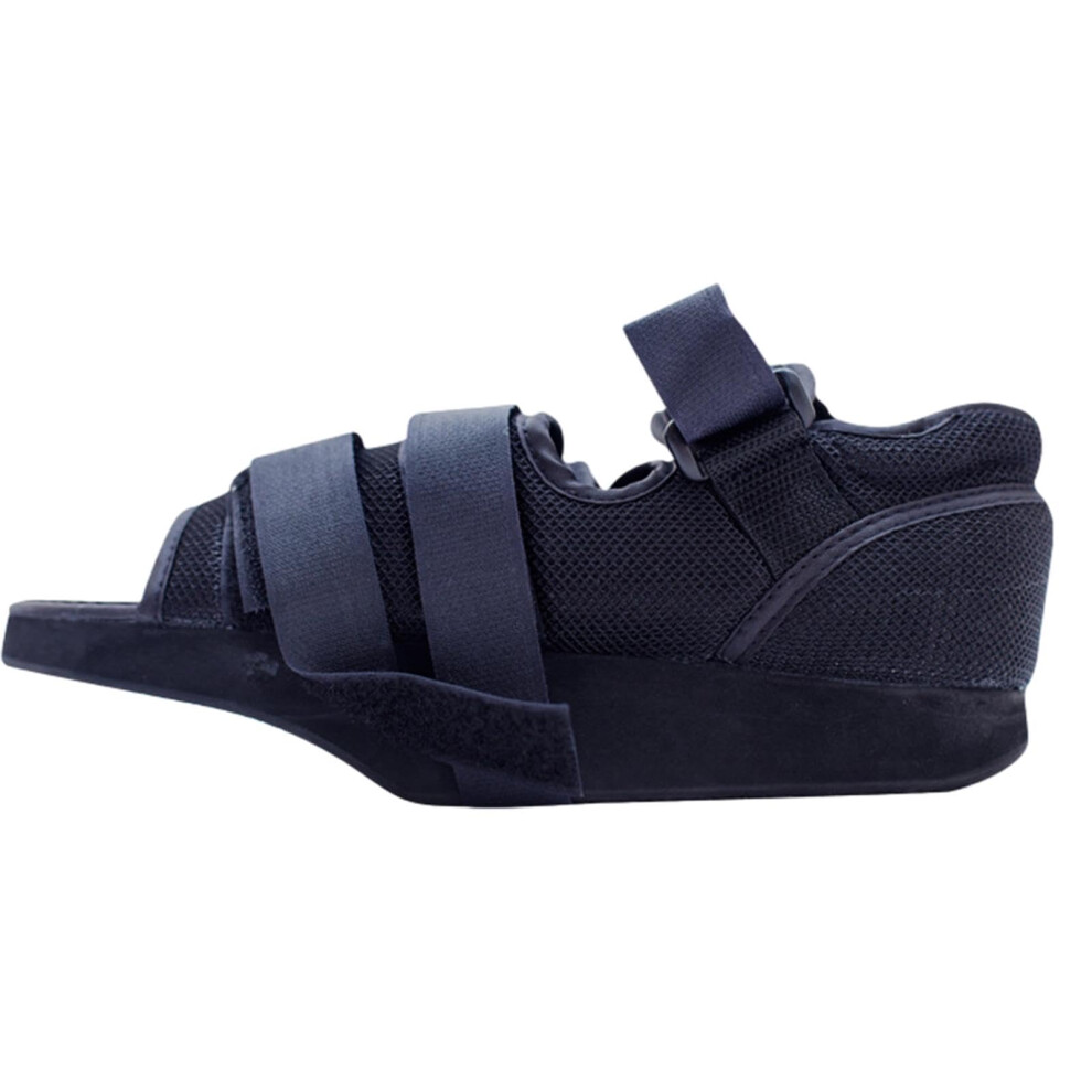 Post-Op Shoe Adjustable Non-Slip Shock-Absorbing Recovery Shoe Forefoot Unloading Design Breathable Fabric Walking Shoe
