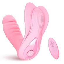 Vibrator Butterfly Vibrator Pink For Women G-Spot Clitoral Massage Vaginal Sex Toy