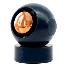 Astronaut USB Fan Portable Cooling Handheld Leafless Fan 3 Modes Office Desktop Rechargeable Neck Fan Blue
