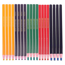 20 stuks draagbare china markers en vetpotloden, afplukbaar