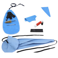 conjunto 10 peças para limpeza de saxofone, clarinete, flauta e metais