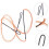 3 Pcs Quality Nylon Material Bow String Bow String Silencers For Archers Compatible With Compound And Recurve Bows 2