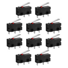 10 stück ac 125 v 5 a spdt mini mikroschalter mit scharnierhebel