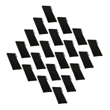 20Stk Schwarze Brillenetuis Aus Mikrofaser Für Outdoor Mit Kratzschutz