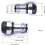 Diving BCD Inflators - Sidemount Wing Compatible, Standard Power K-Shape Replacement Accessory Equipment 5