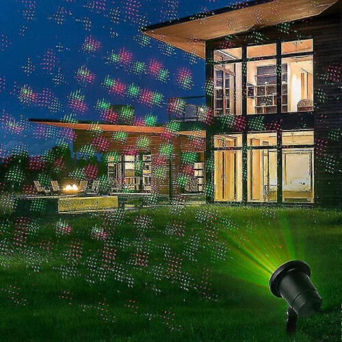 (UK Plug) Outdoor Waterproof Laser Light Starry Sky Remote Control Christmas Light 2
