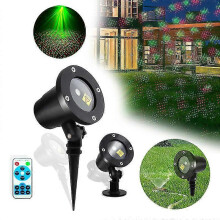 (EU Plug) Outdoor Waterproof Laser Light Starry Sky Remote Control Christmas Light
