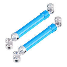 2 Stück Aluminium CVD-Antriebswelle für Wraith AX90056 1/10 RC-Car Blau