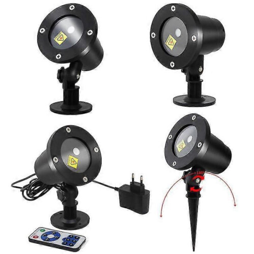 (EU Plug) Outdoor Waterproof Laser Light Starry Sky Remote Control Christmas Light 2