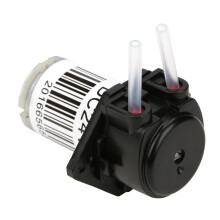 DC 24V Mini-Saugpumpe mit Peristaltik, 0-100 ml/min, 25 m Förderhöhe, 6,5 x 5,5 cm