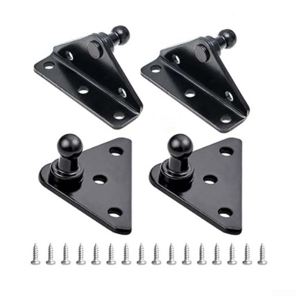 10Mm Metal Ball Stud Mounting Bracket Set For Struts Lift Support Prop With L Type And Flat Brackets Screws Included 9084446962123