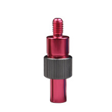 Anti-Adapter Connector Tackle Net Fish Schroefverbinding Rood