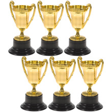 6 kunststoff trophäen für kinder – siegerpreise spielzeug und favor