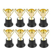 8Pcs Plastic Golden Award Trophy Party Favor Kids Competition Prize