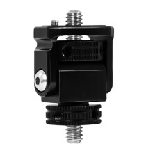 180 360 Degree Swivels Tilt Monitors Holder Mount Quick Release Cold Shoe 1/4 Screw For DSLR Camera Light Bracket
