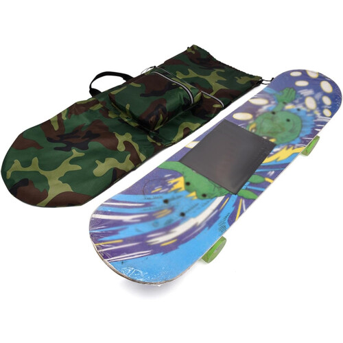 Adjustable Straps Skateboard Backpack Durable Longboard Carry Case Green For Longboards 1