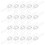 20Pcs White Iron 2-Fork Lampshade Spring Buckles Durable Lamp Fixators 4