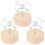 Metal Kartenhalter Beige 3 Stück 7