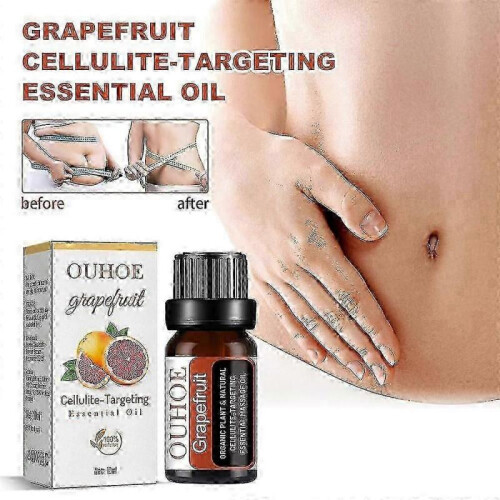 OUHOE 10ml Grapefruit Fat-eliminating Essential Oil Slimming Sh~A 2