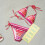 2 pp-juicespullen met aardbeienprint, voor water of 4