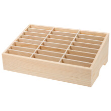 Büro-Handy-Organizer aus Holz, temporärer Mehrfachfach-Handyhalter
