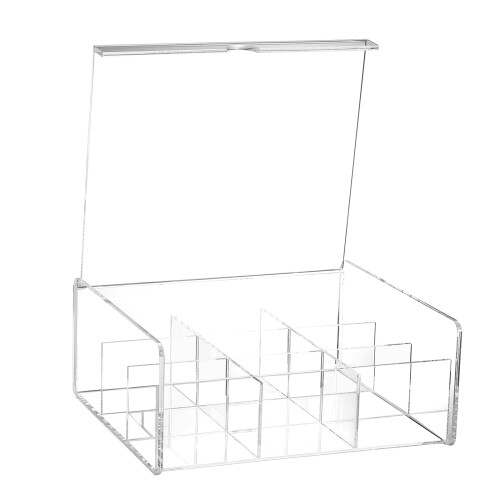 Box Acrilico Trasparente Per Tè E Cucina Riutilizzabile